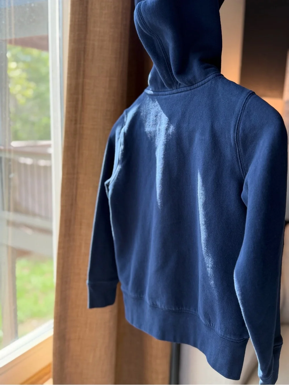 Polo by Ralph Lauren Girls Navy Fleece Filk-Zip Hoodie sz 8-10